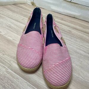 Nautica Pink Espadrille Shoes Casual Comfort